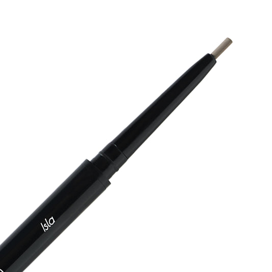 Eye Embrace Isla micro-tip pen close-up showing precise brow strokes.