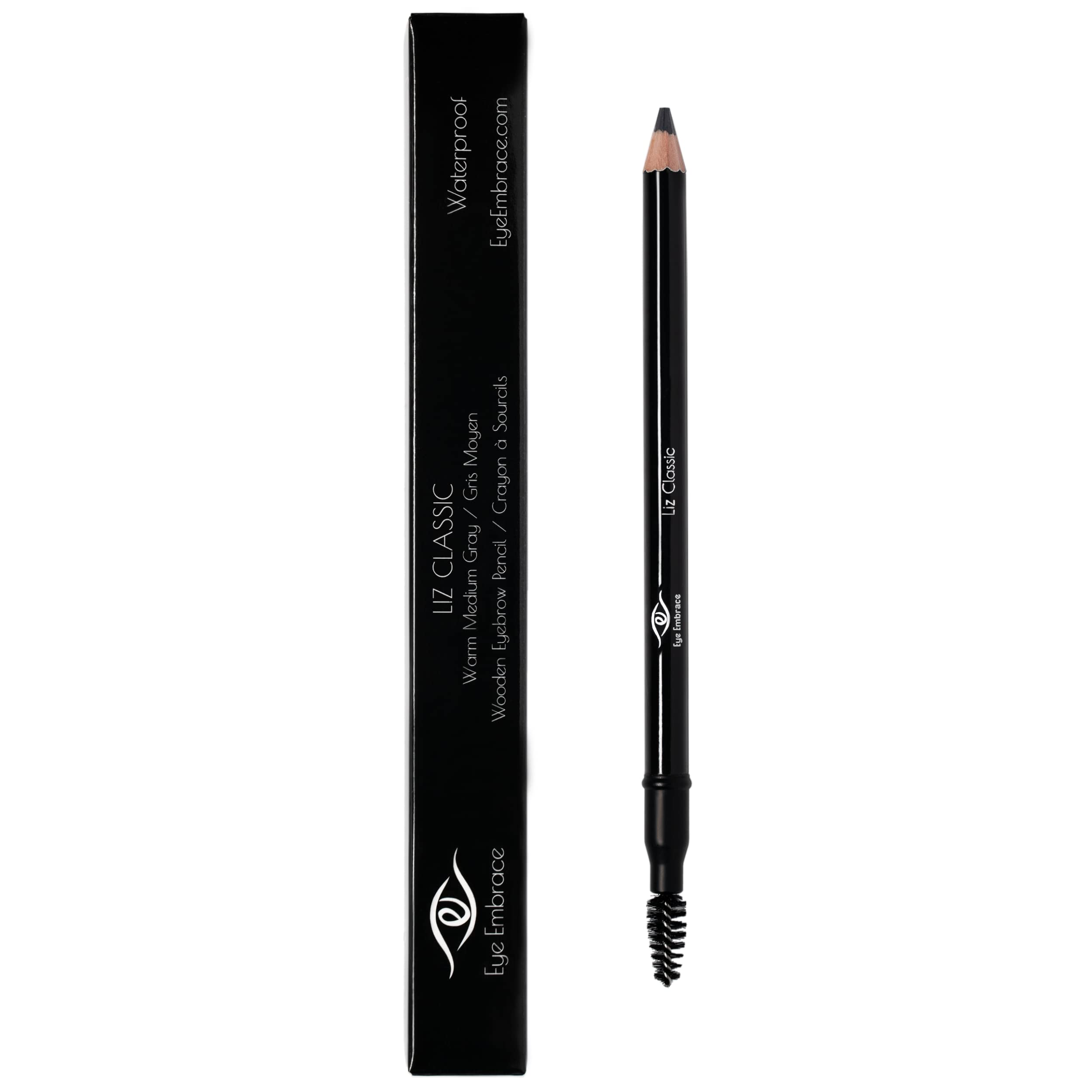 Eye Embrace Liz Classic cruelty-free certification badge emphasizing ethical makeup.