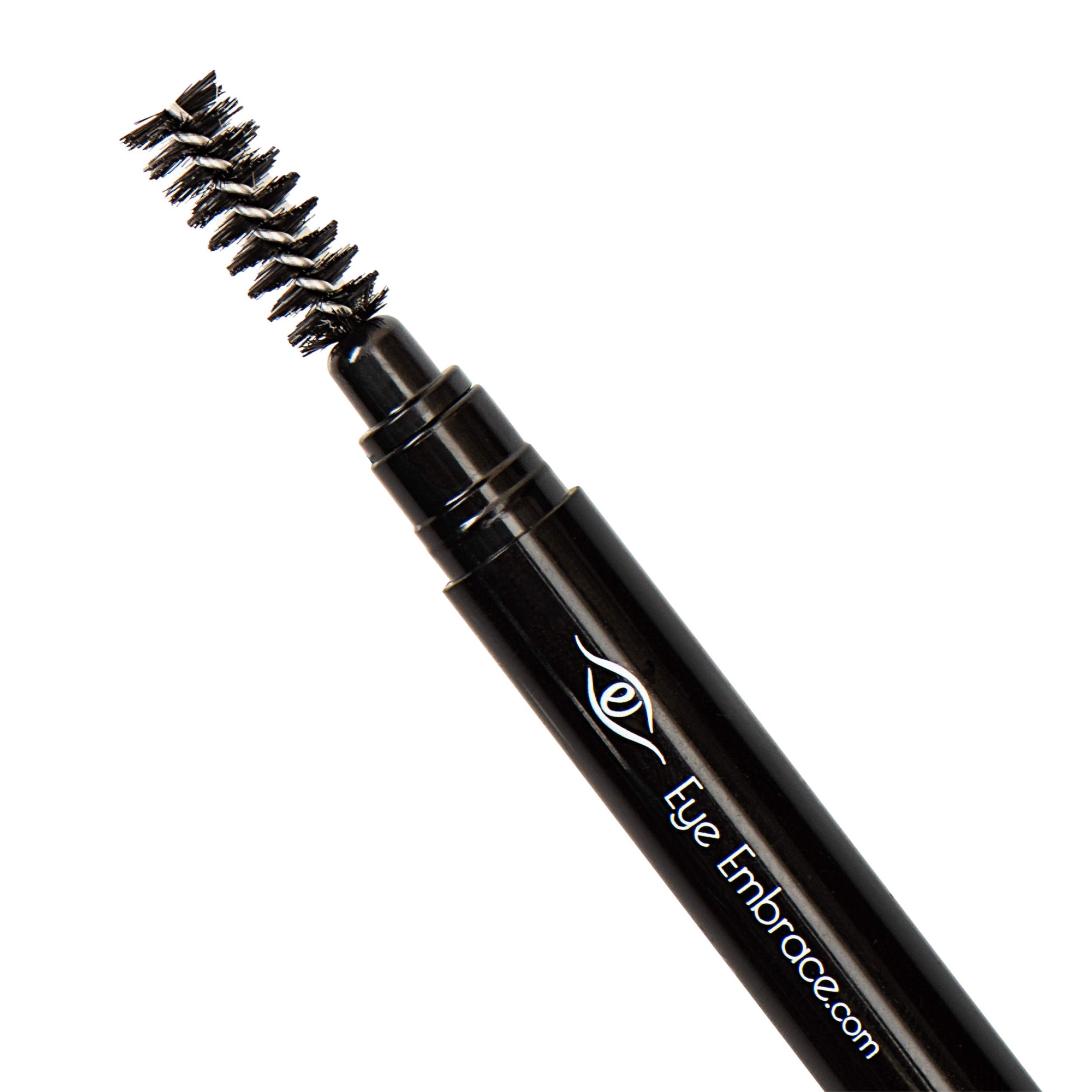 Eye Embrace Liz double-ended eyebrow pencil for easy shaping.