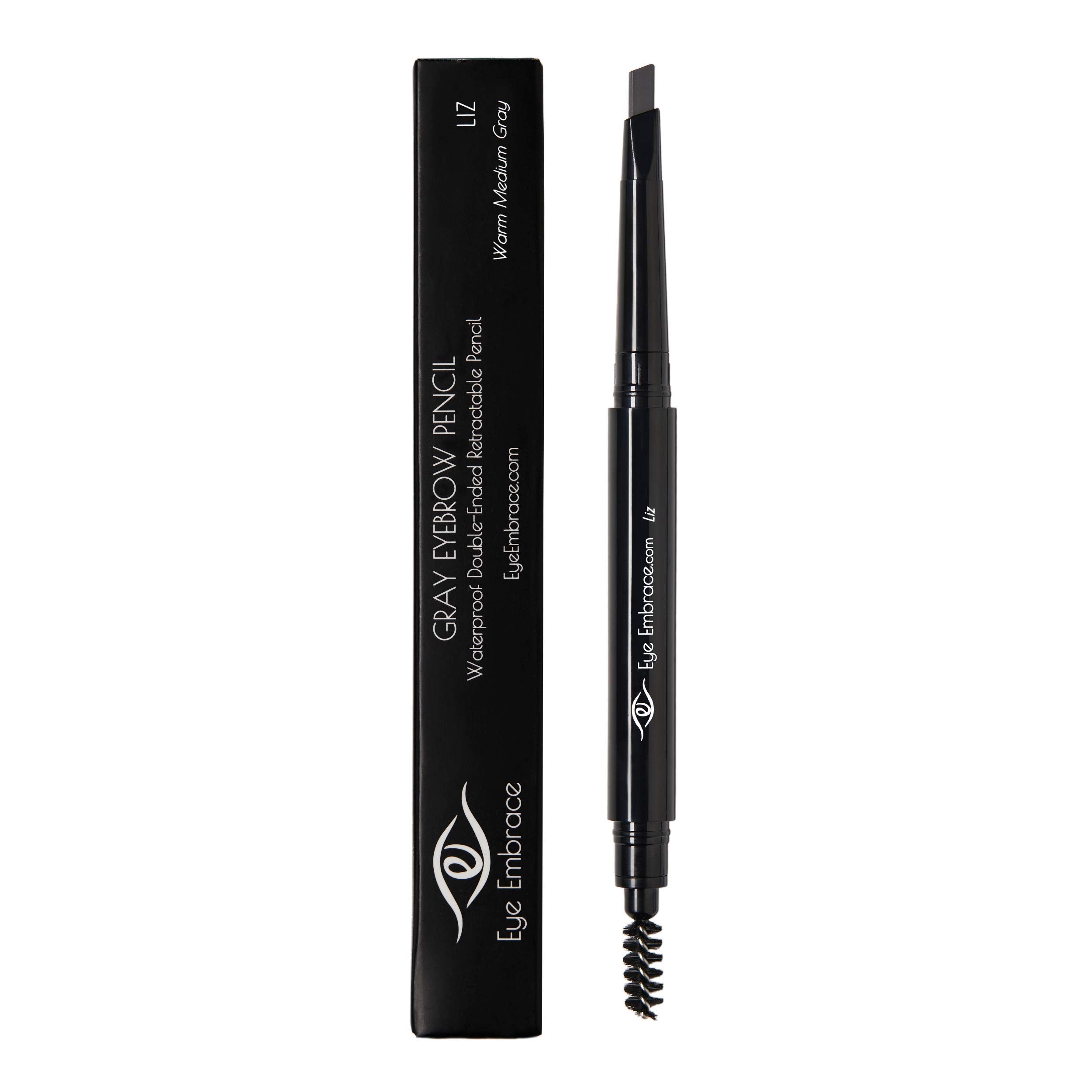 Eye Embrace Liz spoolie brush blend enables seamless brow grooming.