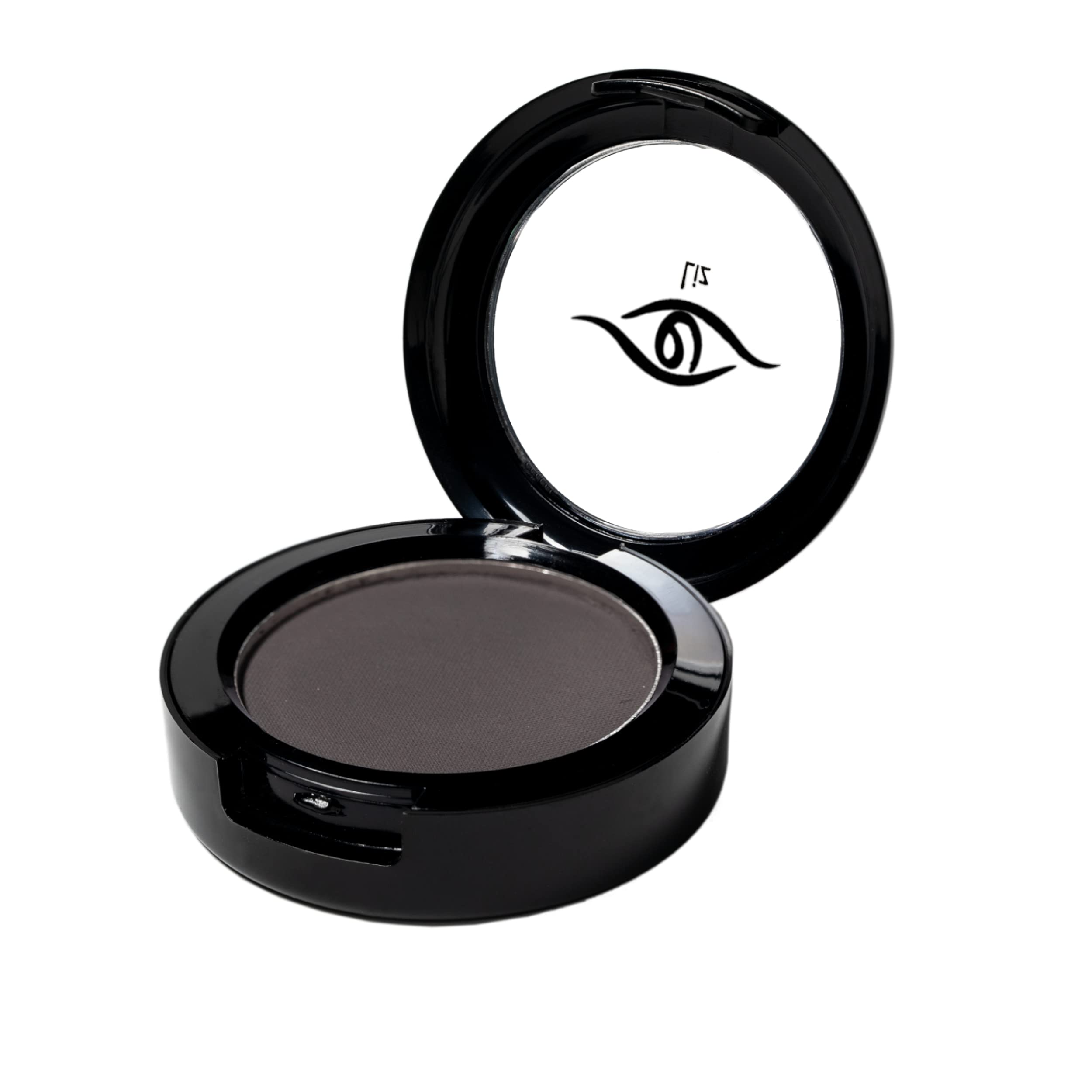 Eye Embrace root cover-up powder applied to hairline for fuller look.