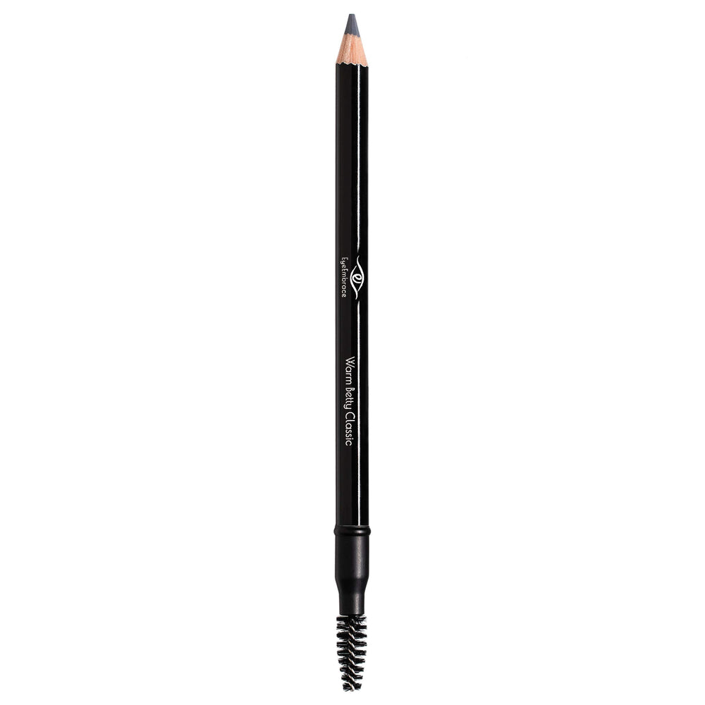 Eye Embrace wooden pencil with slim profile ready for sharpening on cap.