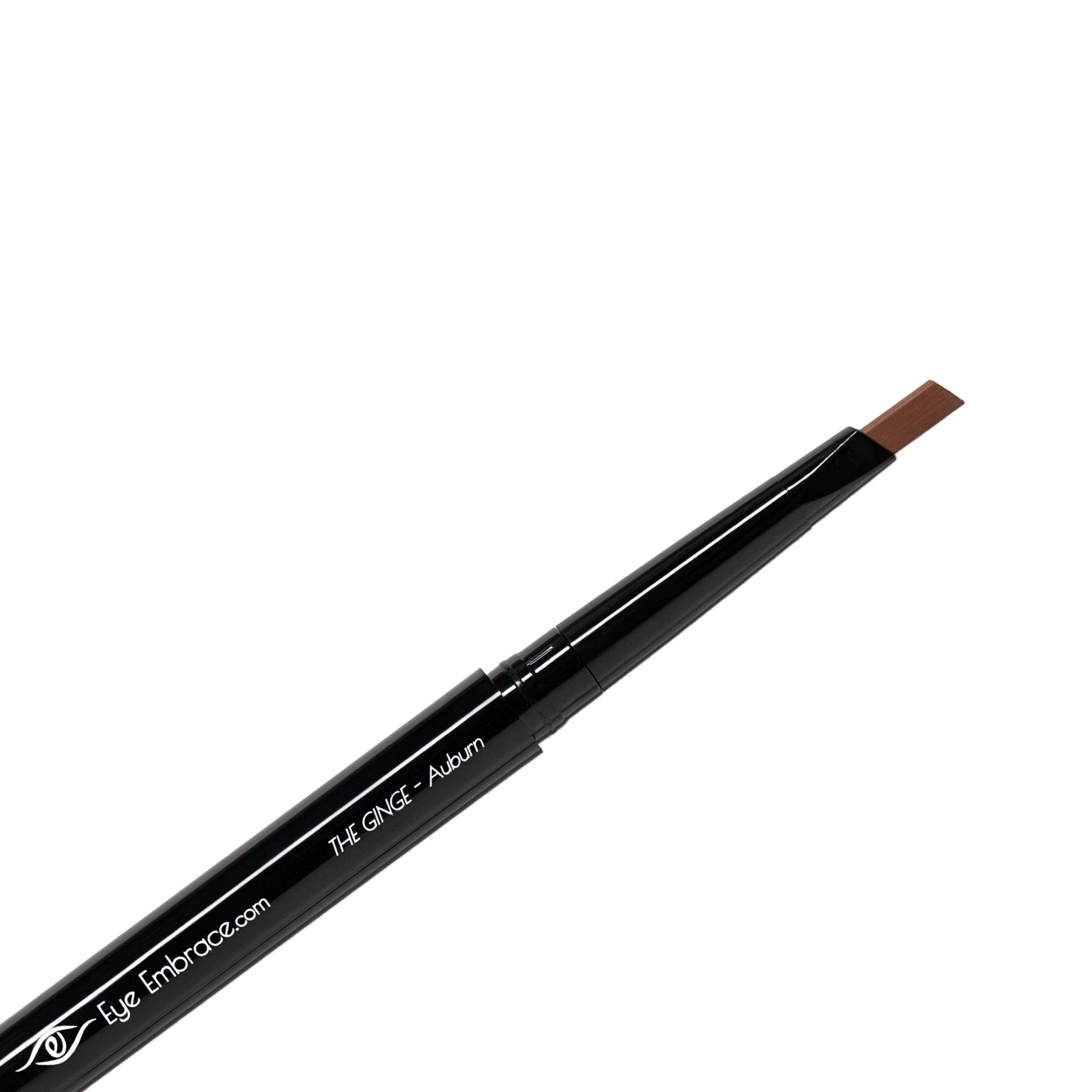 Eye Embrace The Ginge auburn pencil with diamond wedge for precise brow shaping