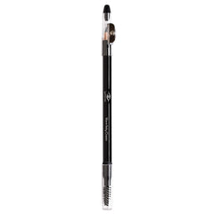 Eye Embrace warm Betty shade blending with gray hair for balanced brows.