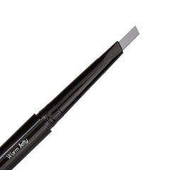 Eye Embrace Warm Betty pencil for precise brows with natural gray tones.