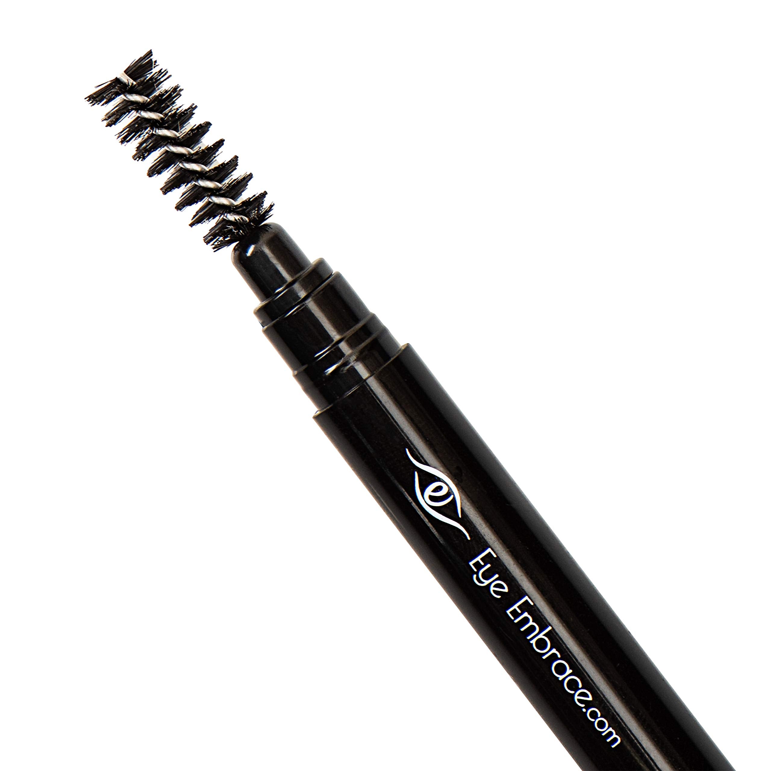 Eye Embrace Warm Betty spoolie brush blends and shapes for a natural finish.