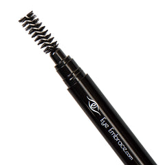 Eye Embrace Warm Betty spoolie brush blends and shapes for a natural finish.