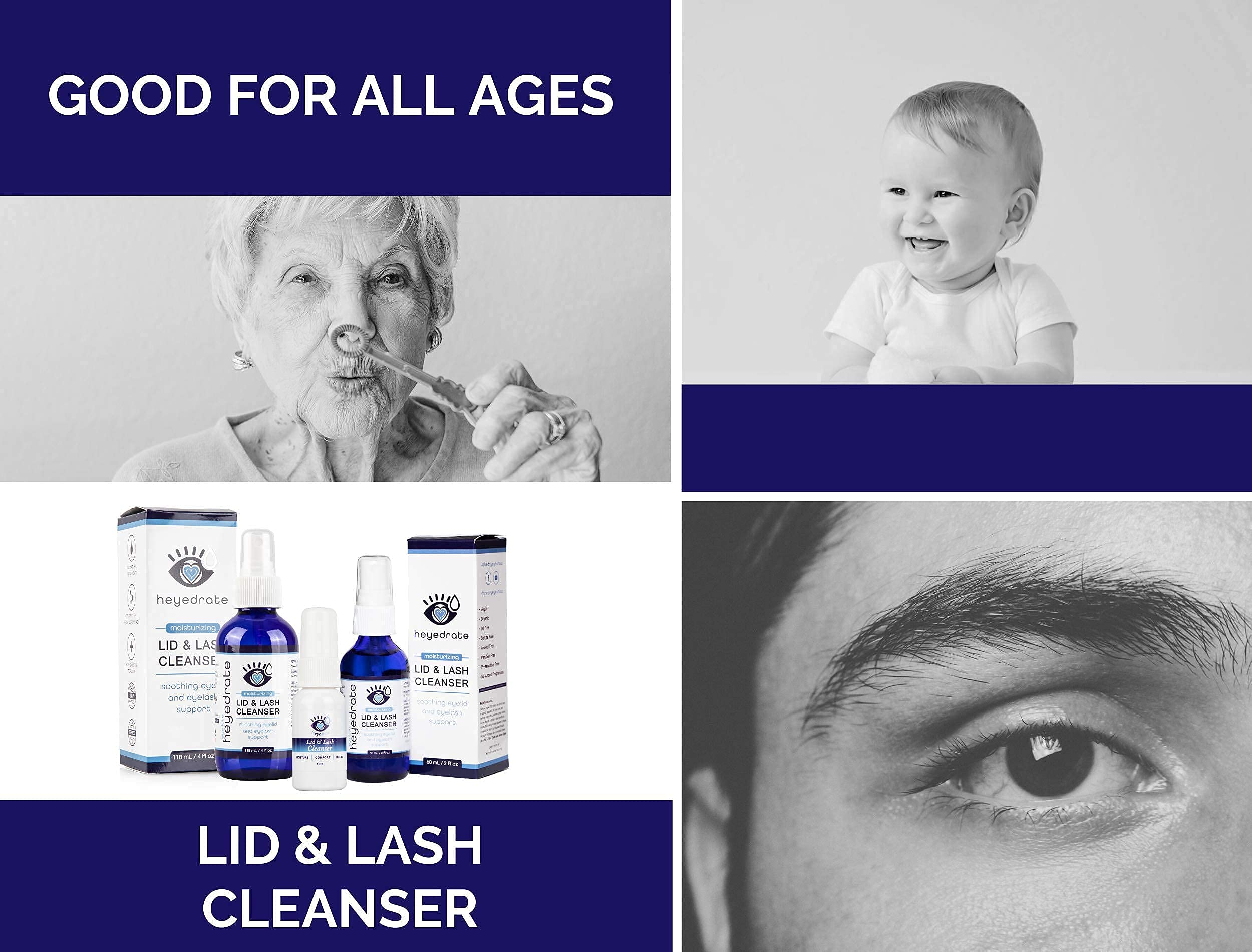 Eye Love lid and lash cleanser daily-use image supports simple eyelid cleansing