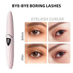 EYECURL S600 heated lash curler teeth close-up, promotes smooth curl without pinching.