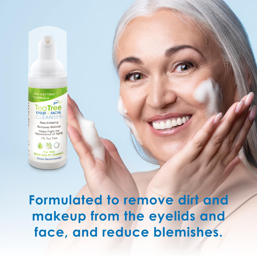 EyeEco Shea Butter formula jar highlighting nourishing, cream-like cleansing experience
