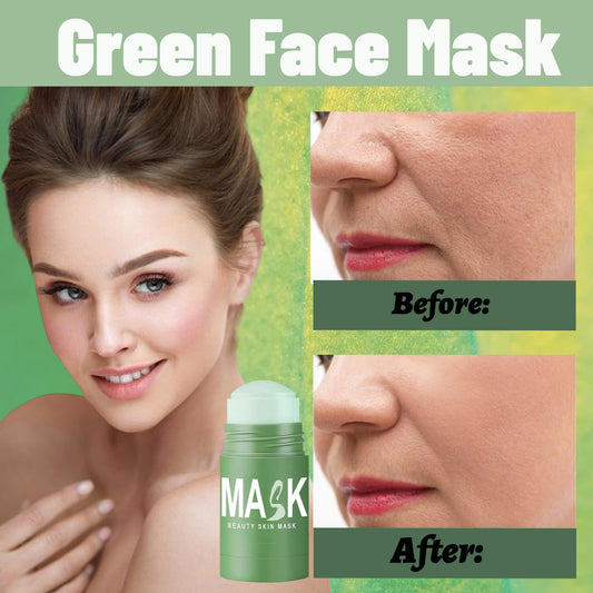 Eyephalt green tea mask stick twist-up applicator in action for mess-free use