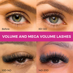 Eyesy Lash 500 promade fans provide full-volume coverage for lush lash styles.