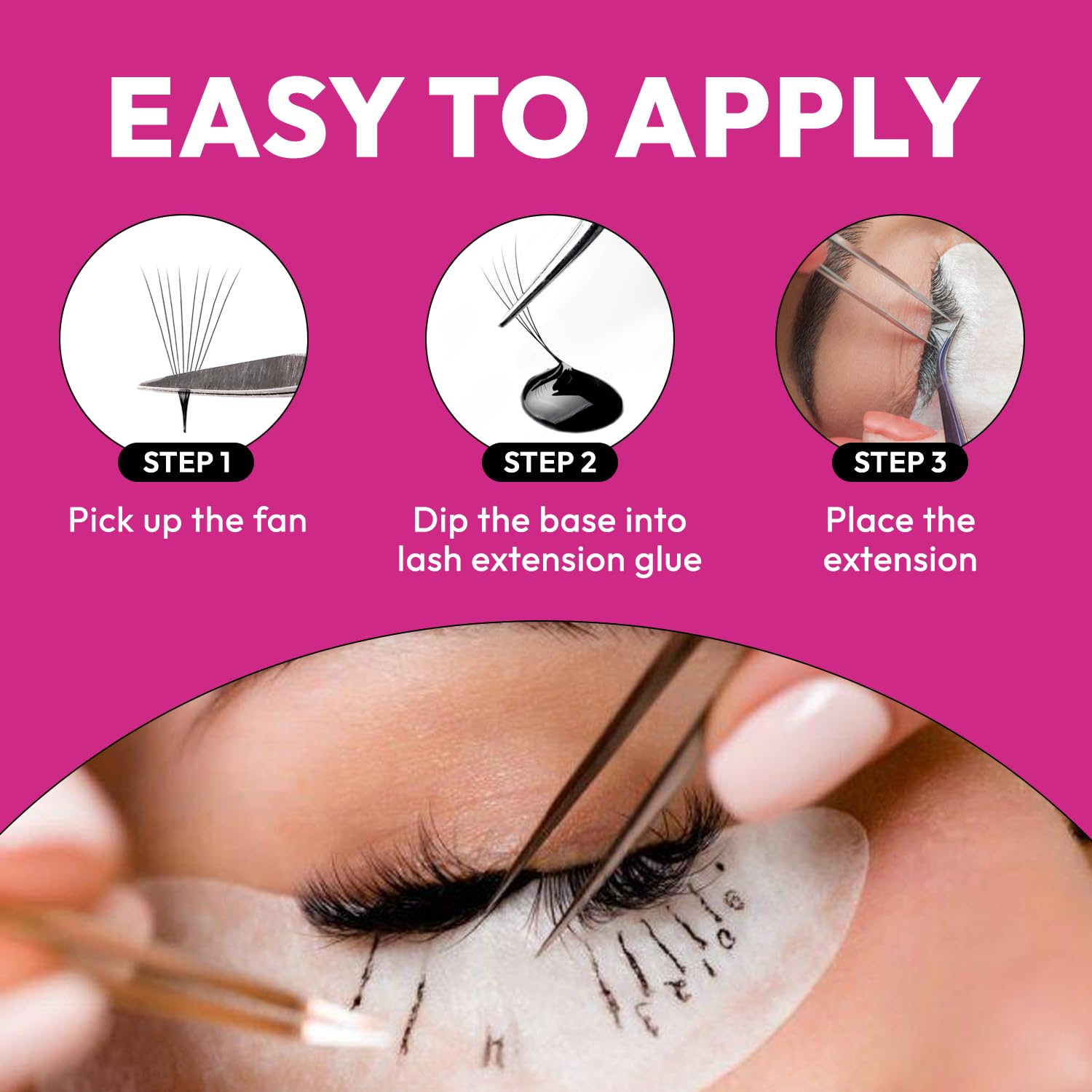Eyesy Lash guarantees no broken lashes in every case for reliability.