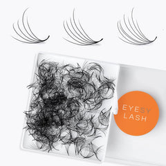 Eyesy Lash Camellia promade fans showcase 3-in-1 design for natural depth.