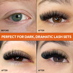 Eyesy Lash easy-pickup tray demonstrates efficient application workflow