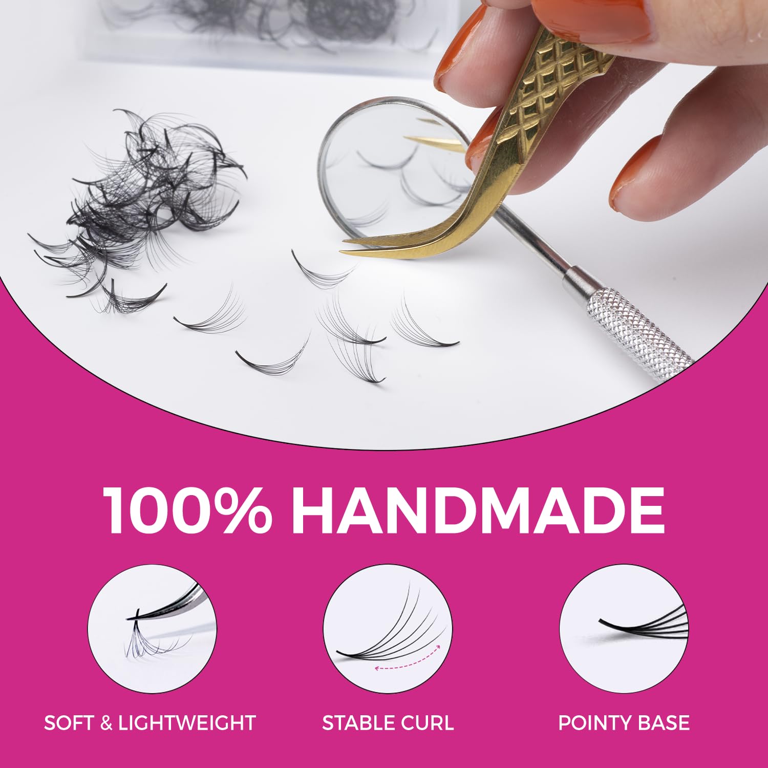 Eyesy Lash soft Korean PBT material for durable fans