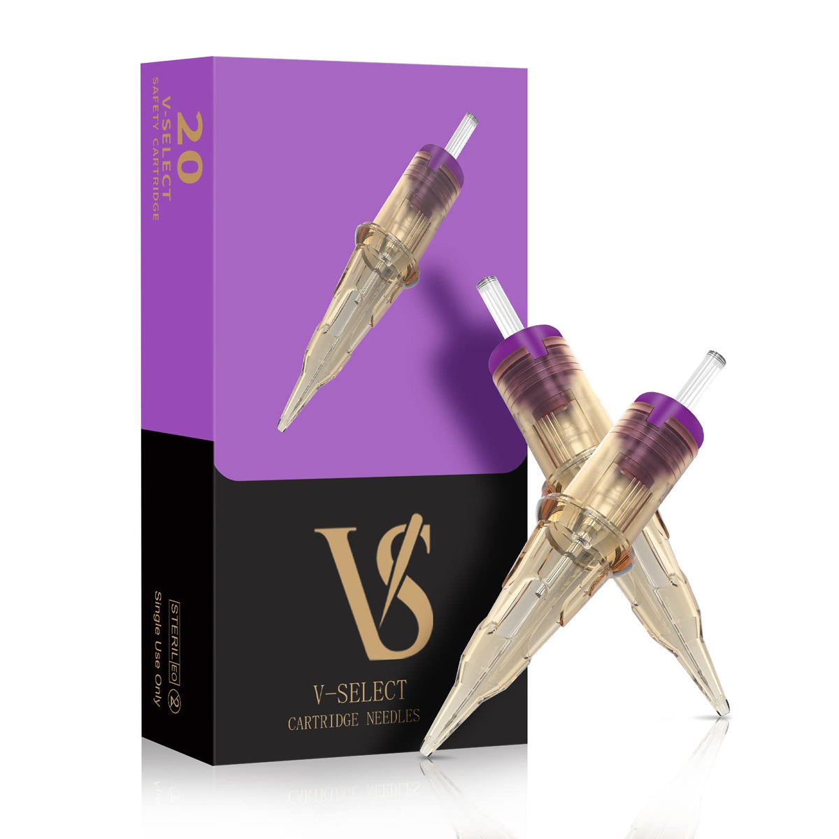 EZ Tattoo V-SELECT 20Pcs #06 Round Liner 0.18mm for precise lines