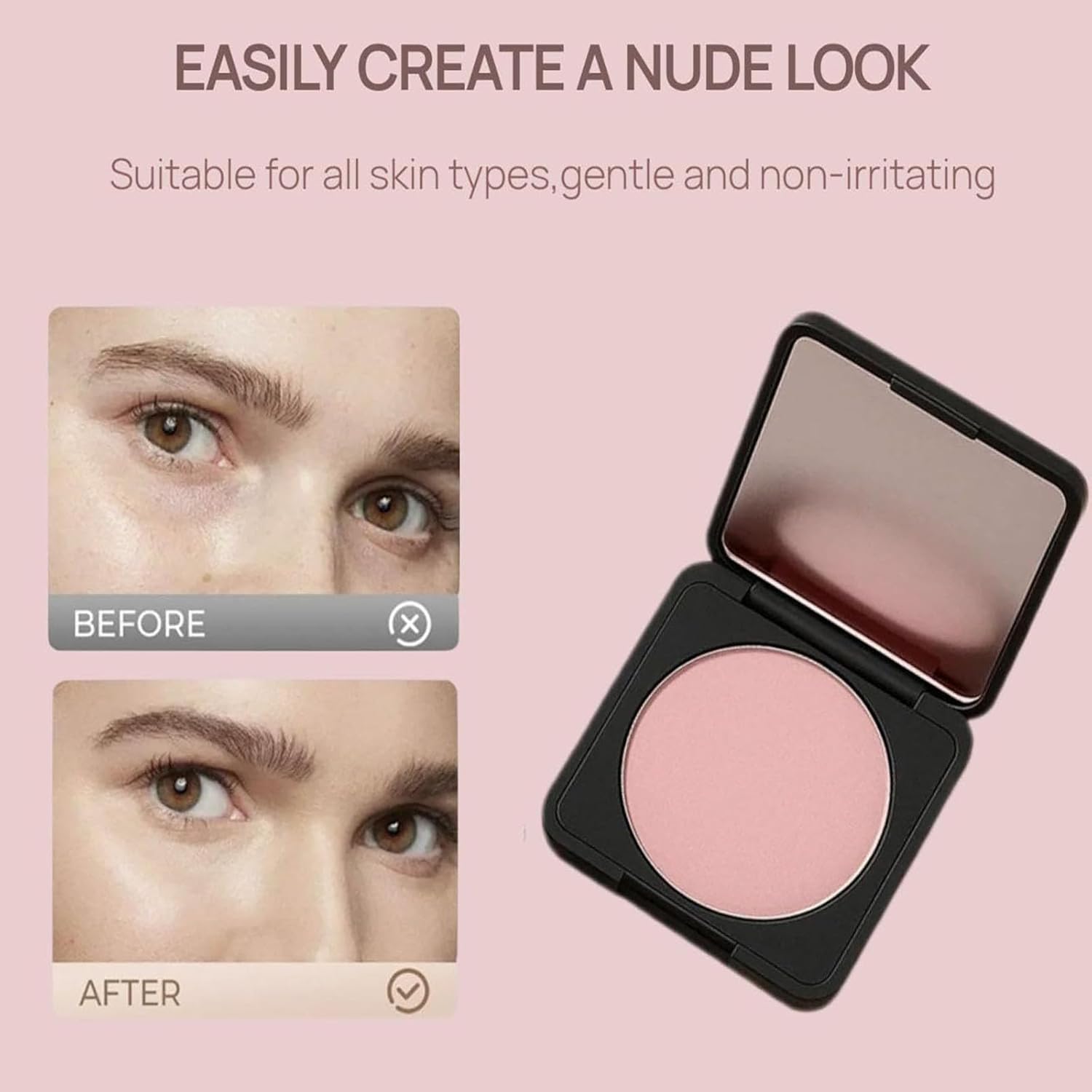 EZBNG Luminance Under Eye Brightener after-look reveals refreshed under-eye radiance.