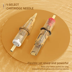EZTAT2 cartridge needle tip close-up highlighting smooth edges for precise lines
