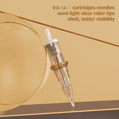 EZTAT2 V-System silhouette shows reduced splash and controlled ink flow