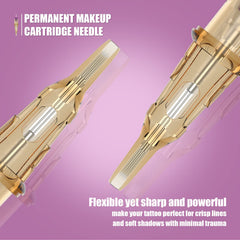 EZTAT2 V-Select curved 15RM cartridge showing consistent ink flow for smooth shading.