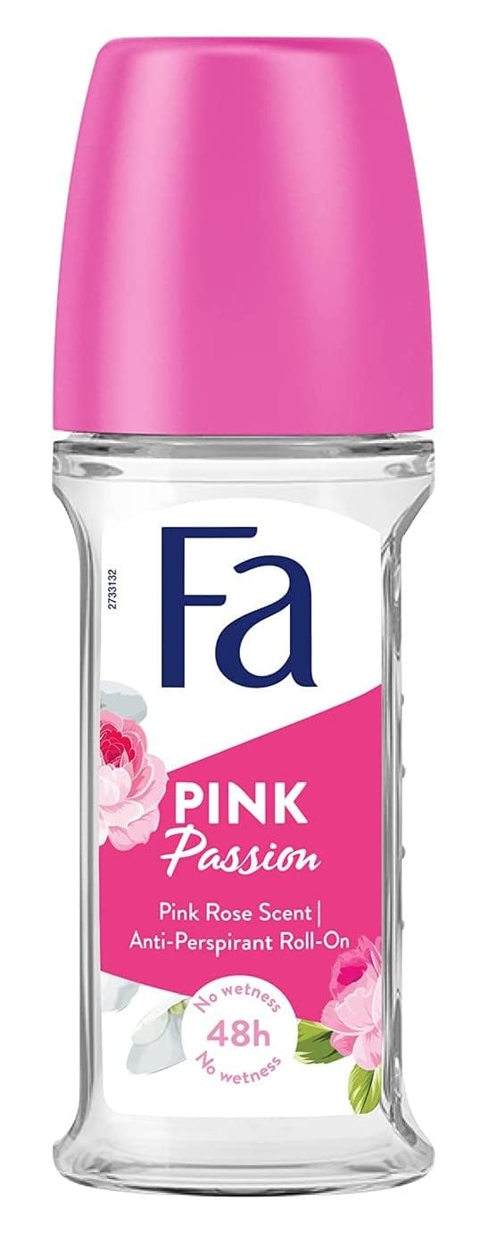 Fa 3-pack Pink Passion roll-on for travel and gym, pink-passion-roll-on emphasis