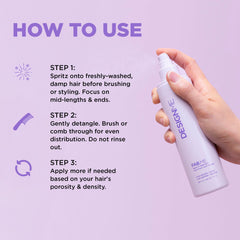 Fab.ME lightweight formula leaves hair feeling breathable and non-greasy.