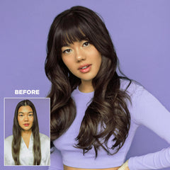 Fab.ME leave-in smooths strands for touchable, frizz-free hair.