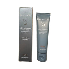 Face Reality 2.5% Acne Med bottle for targeted acne care and pore maintenance.