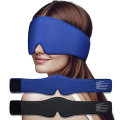 FACEMOON 2-pack cooling eye mask front view for soothing comfort