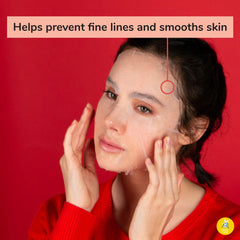 FACETORY collagen-mushroom essence closeup highlights hydrating formula for radiant complexion