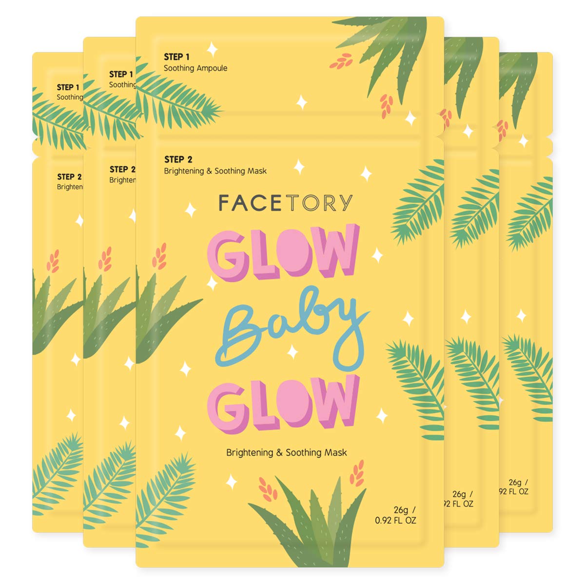 FACETORY Glow Baby Glow ampoule application preps skin for hydration