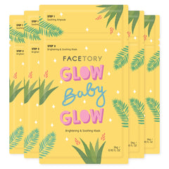 FACETORY Glow Baby Glow ampoule application preps skin for hydration