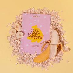 FACETORY Oats My Bananas in-use moment showing calm, relaxed skin