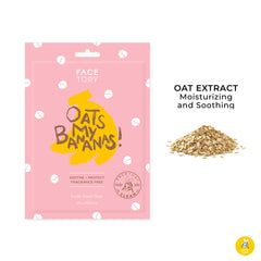 FACETORY Oats My Bananas mask drenched in milky essence for nourishment