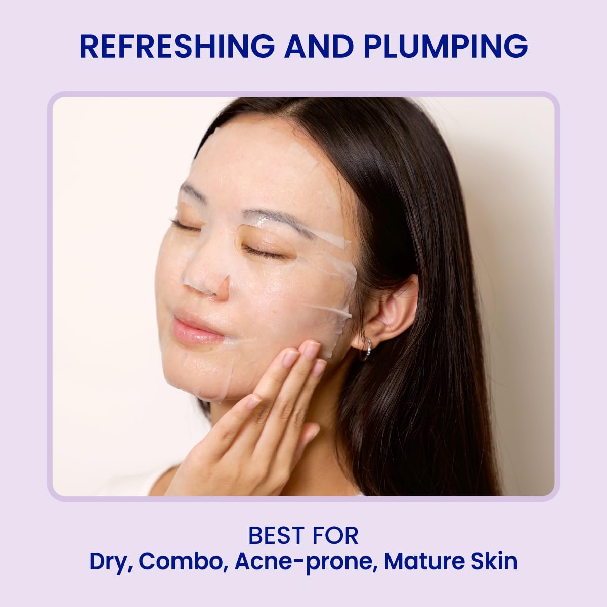 FACETORY peptides and hyaluronic acid provide hydration and a subtle plump for a healthy look.