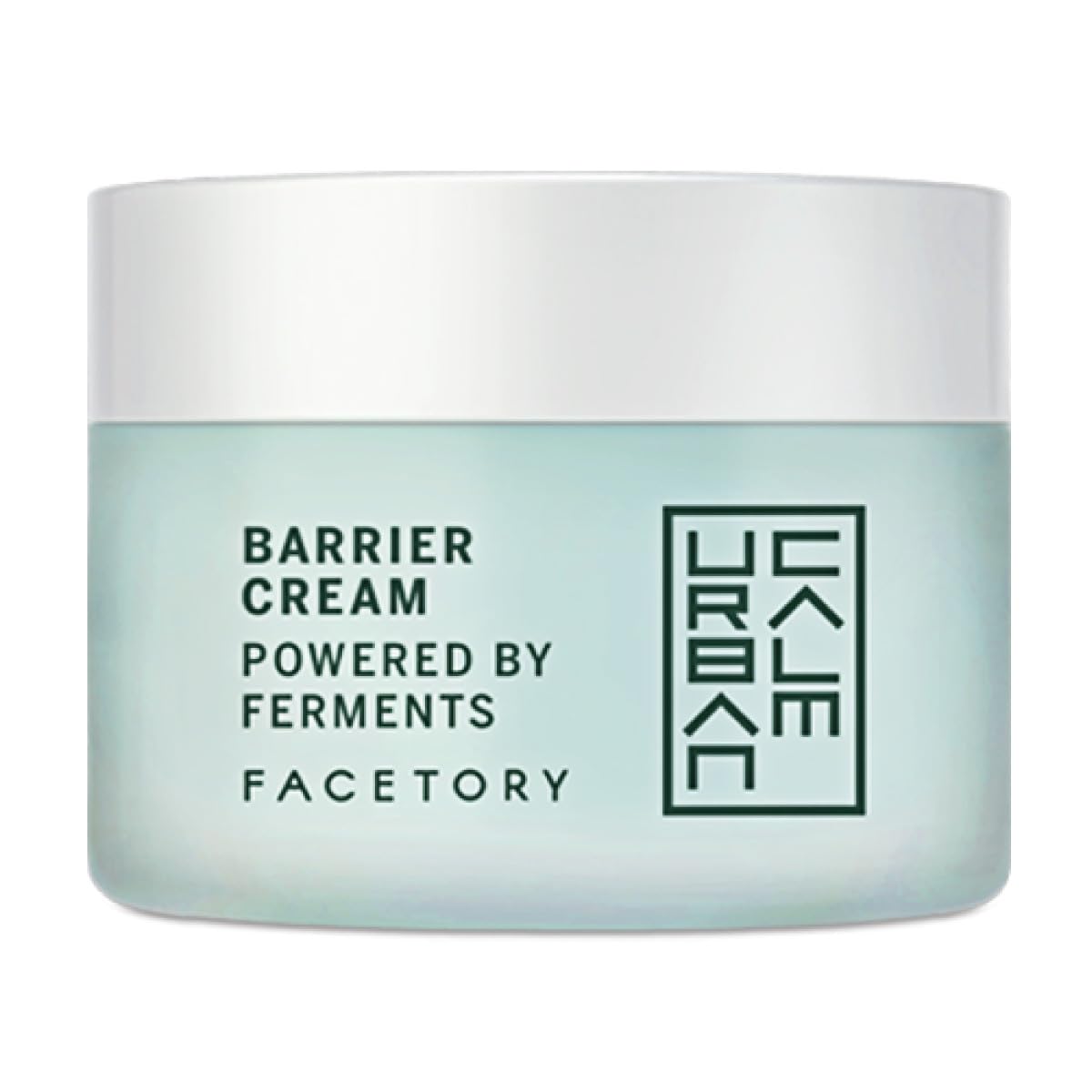 FACETORY Urban Calm Barrier Cream texture close-up, silky gel that absorbs quickly.