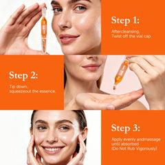 Faczuryn Salmon DNA Serum glass ampoule shows premium Korean skincare.