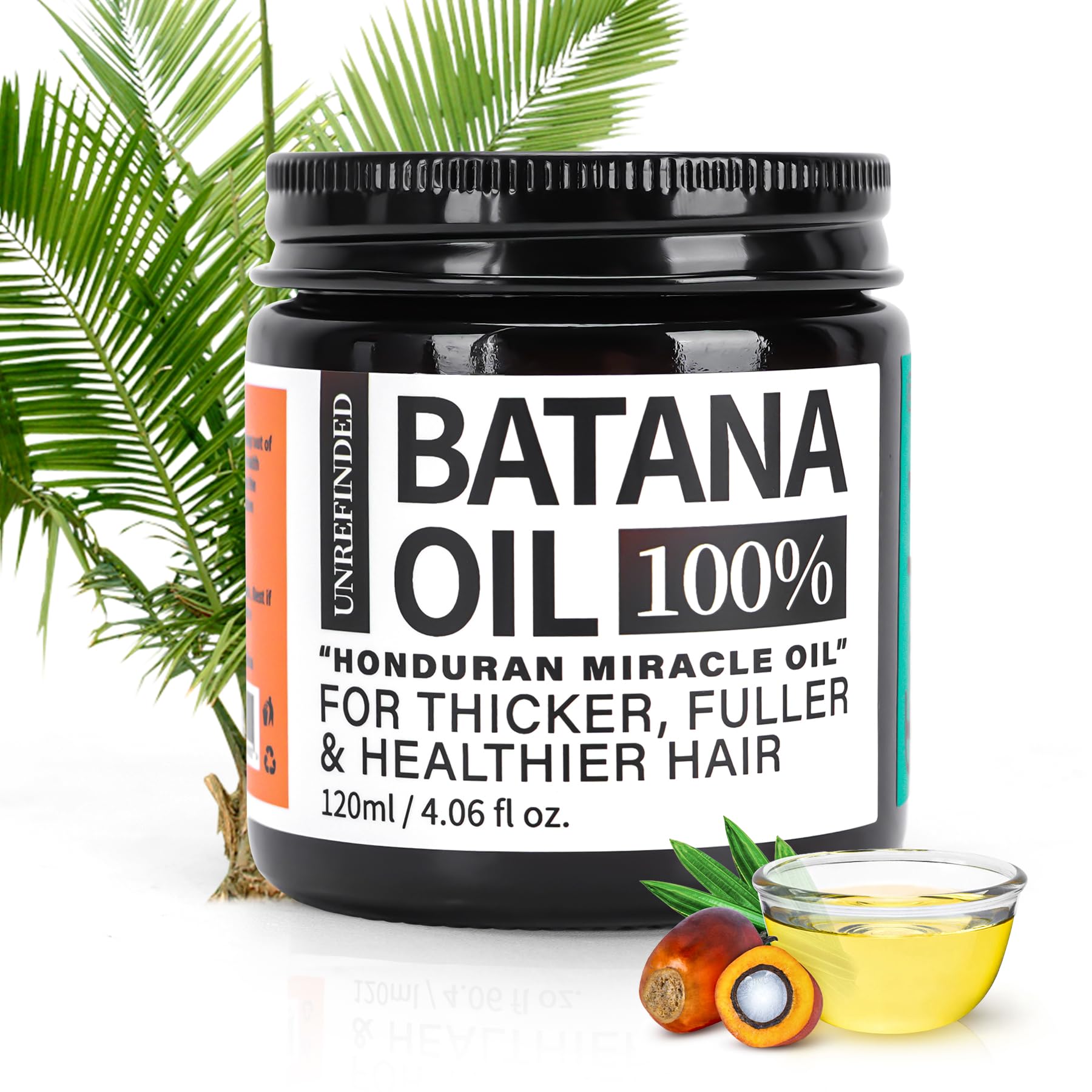 Fadelo Batana oil bottle showing pure organic formula for nourishing hair