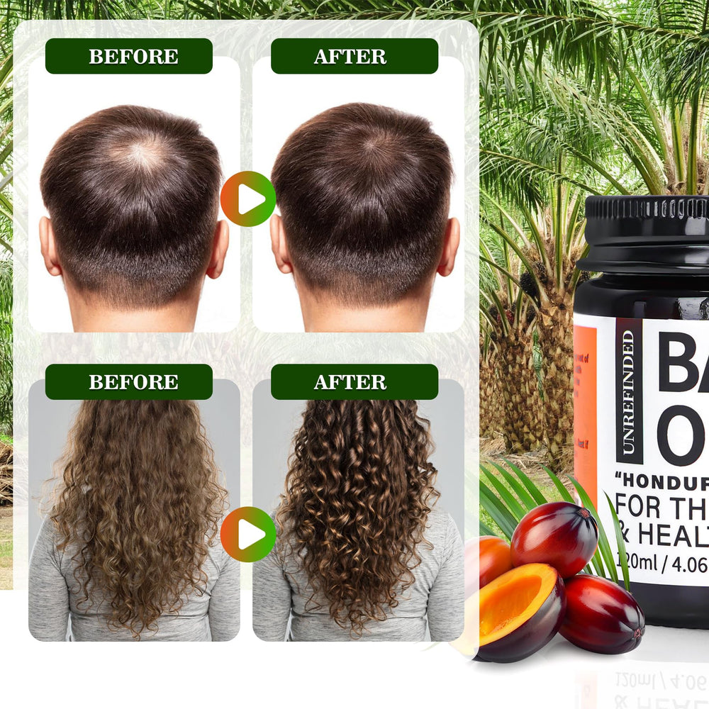 Batana oil on dry hair reducing frizz and improving manageability