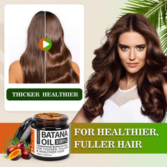 Scalp massage with Batana oil during treatment