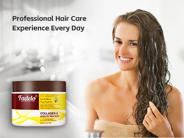 Fadelo deep-conditioning texture close-up for smooth results