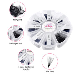 FADLASH 20D mixed premade fans for versatile volume with easy handling