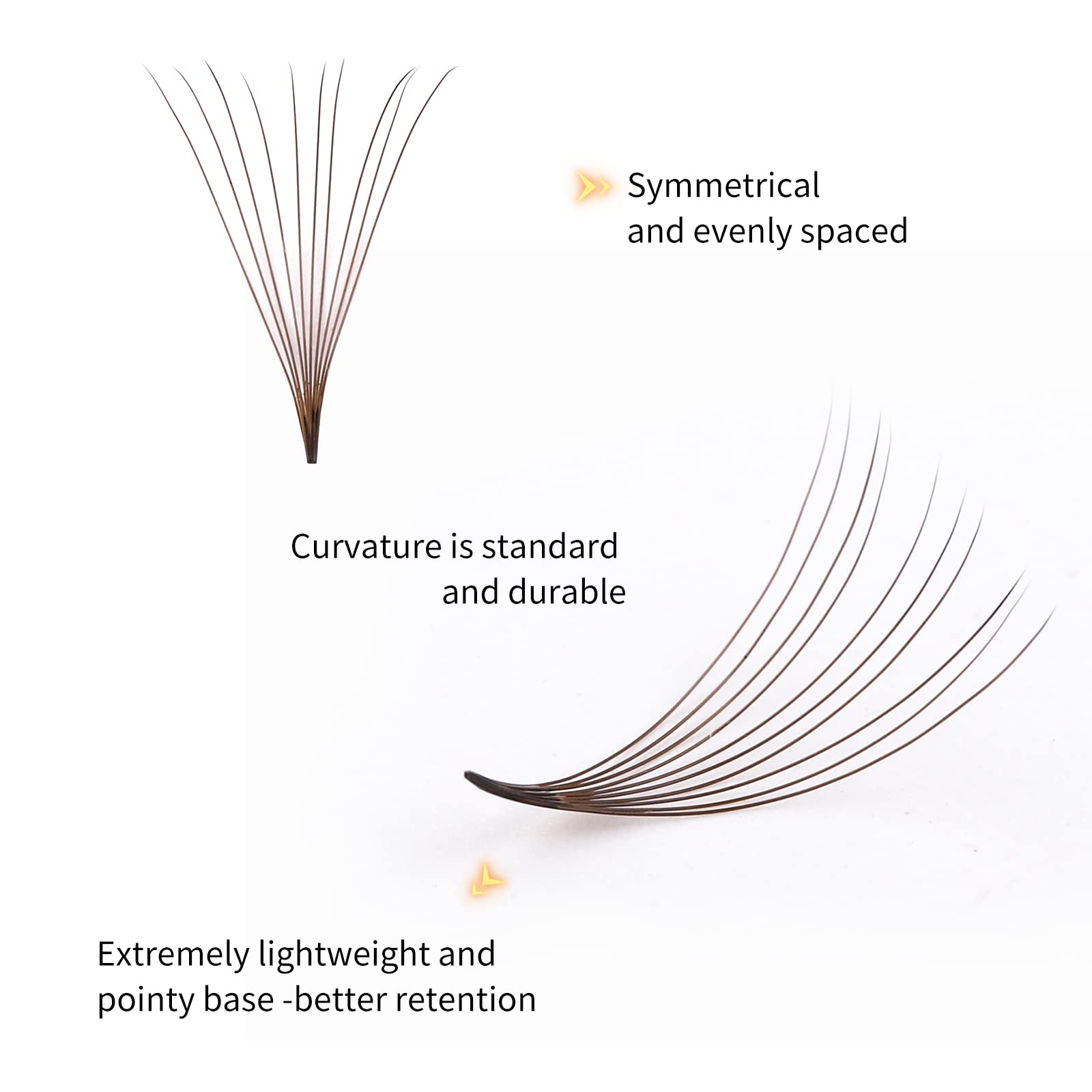 FADLASH brown mix lashes with varied lengths for versatile looks