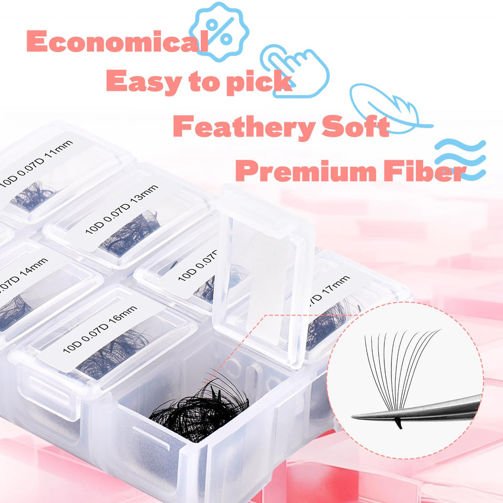 FADLASH cluster lashes tweezers for precise, easy placement.