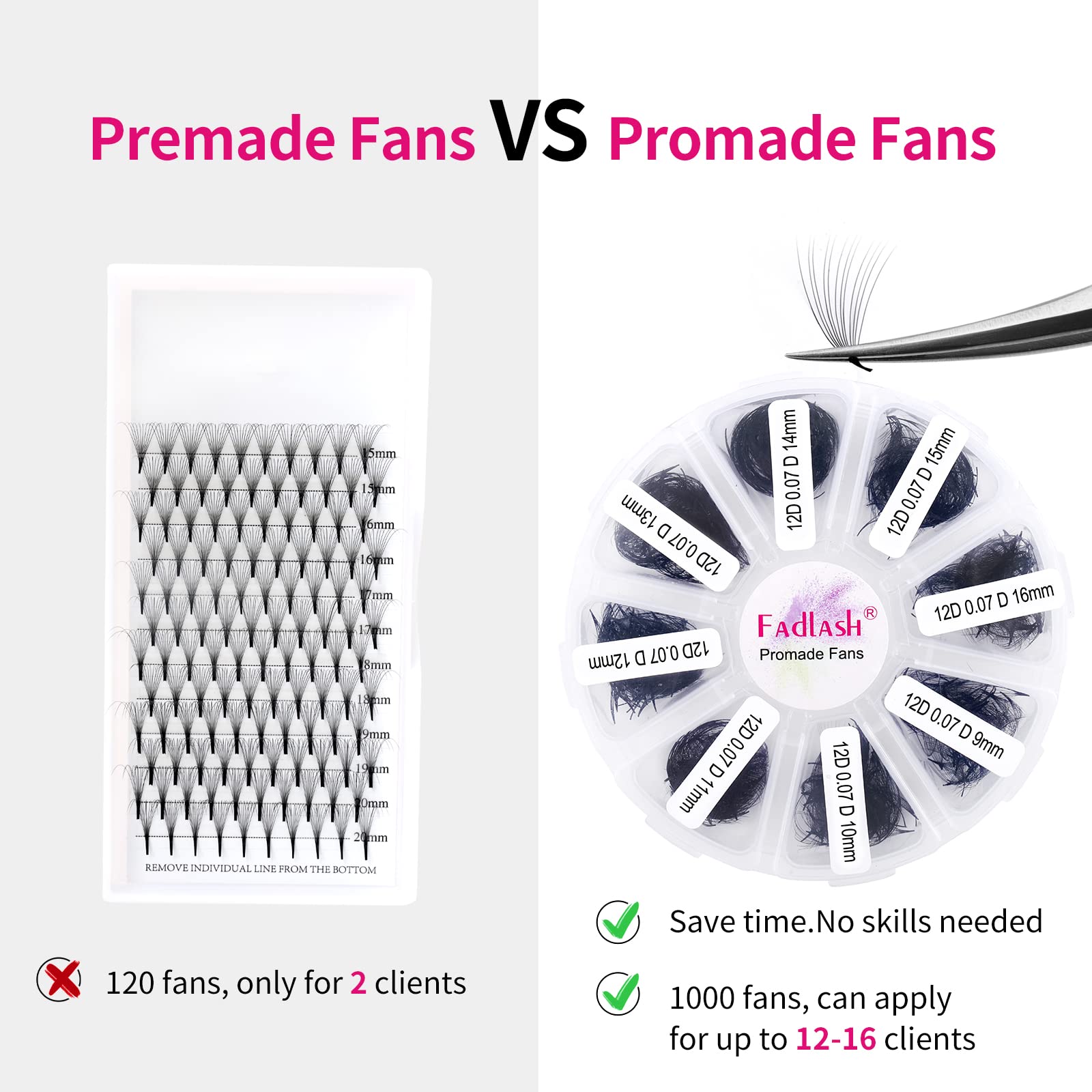 FADLASH color options include black, pink, orange, and brown for look variety.