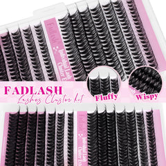 FADLASH fluffy-lash clusters provide natural daily wear appearance.