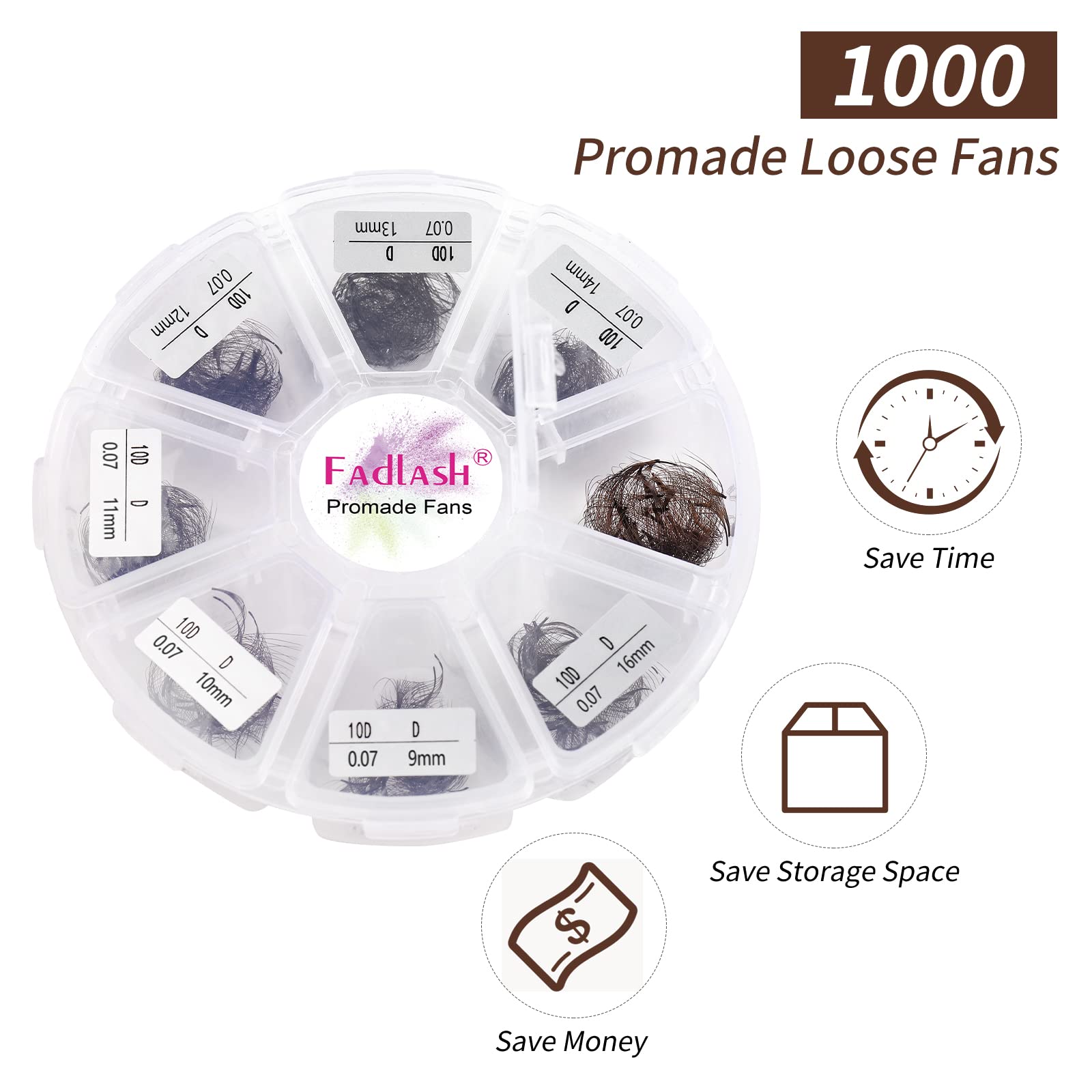 FADLASH premium Korean PBT material for consistent shape