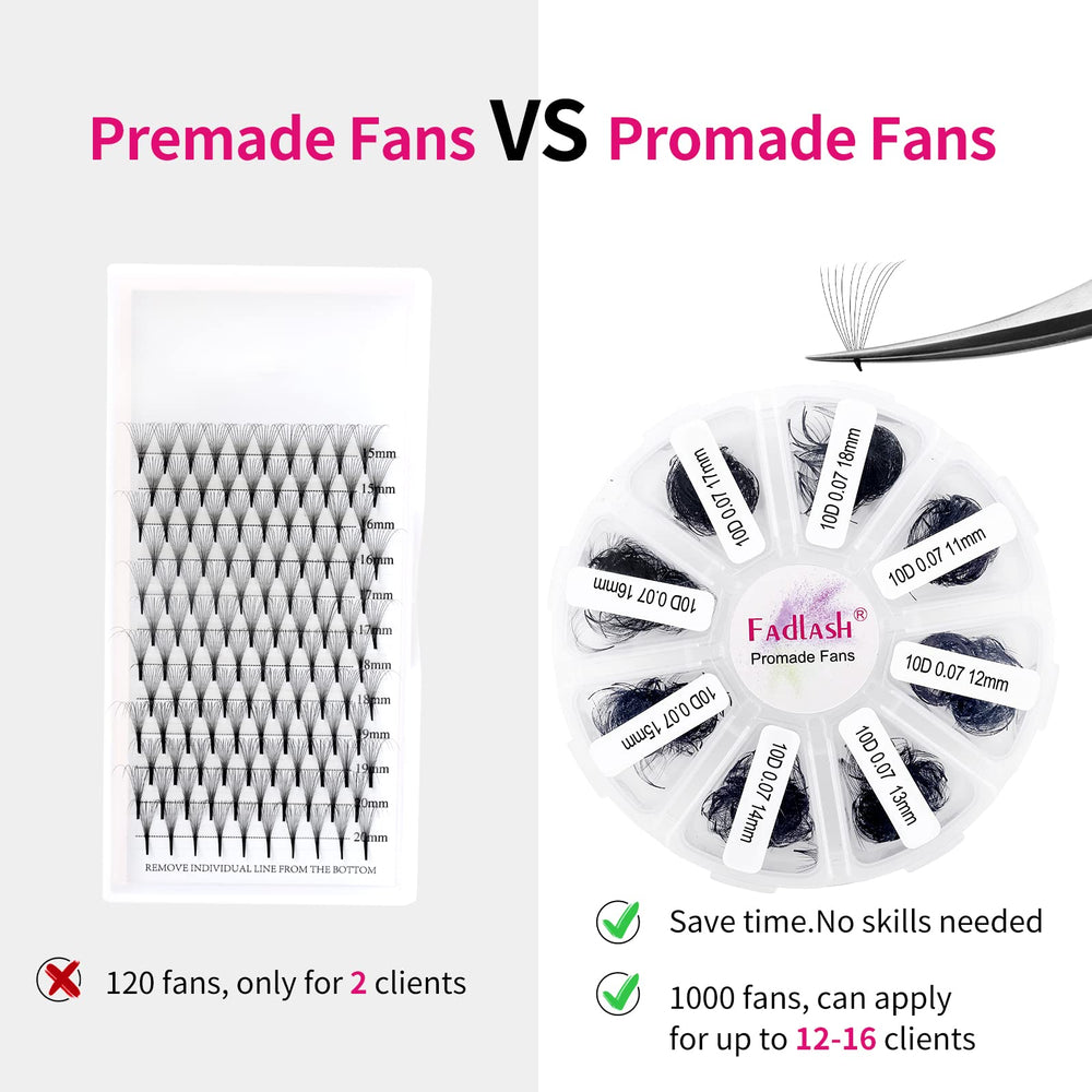 FADLASH premium Korean PBT material used in lashes