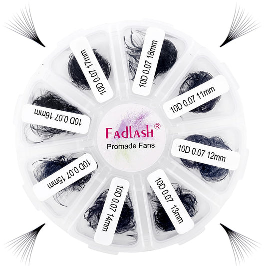 FADLASH 1000-fans tray close-up for quick, neat eyelash application